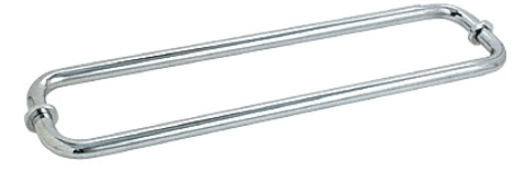 CRL Polished Chrome 18" (450mm) BM Series Back-to-Back Tubular Towel Bars