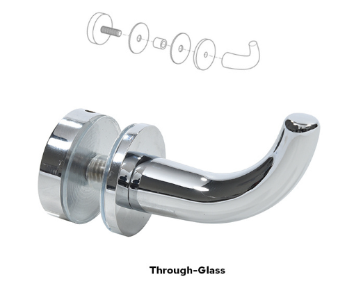 C.R. Laurence Designer Series Robe Hook - Polished Chrome