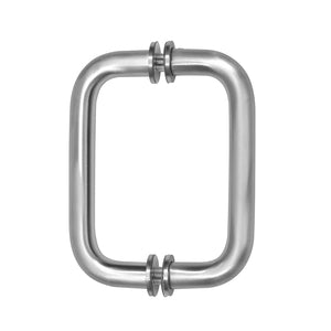 C.R. Laurence Polished Chrome 6" BM Series Tubular Back-to-Back Pull Handle