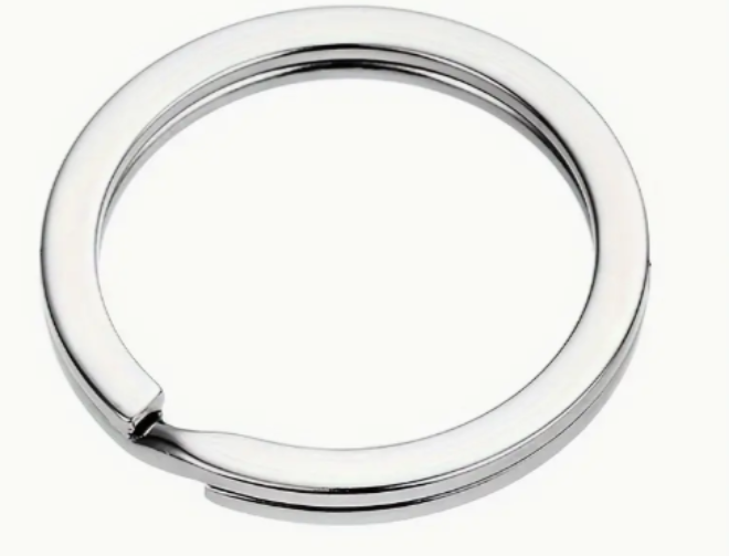 Flat Metal Split Ring - 30mm