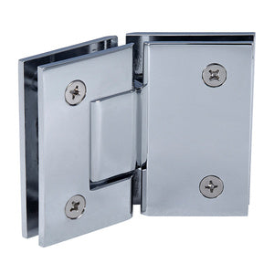 CRL Geneva 545 Series 5 Degree Pre-Set Glass-to-Glass Hinge - Polished Chrome