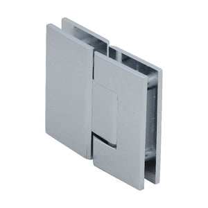 CRL Geneva 580 Series 180 Degree Glass-to-Glass Hinge with 5 Degree Offset - Polished Chrome