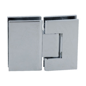 CRL Geneva 580 Series 180 Degree Glass-to-Glass Hinge with 5 Degree Offset - Polished Chrome