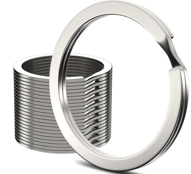 Flat Metal Split Ring - 30mm