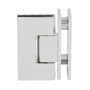 C.R. Laurence Vienna 092 Series 90 Degree Glass-To-Glass Hinge - Polished Chrome