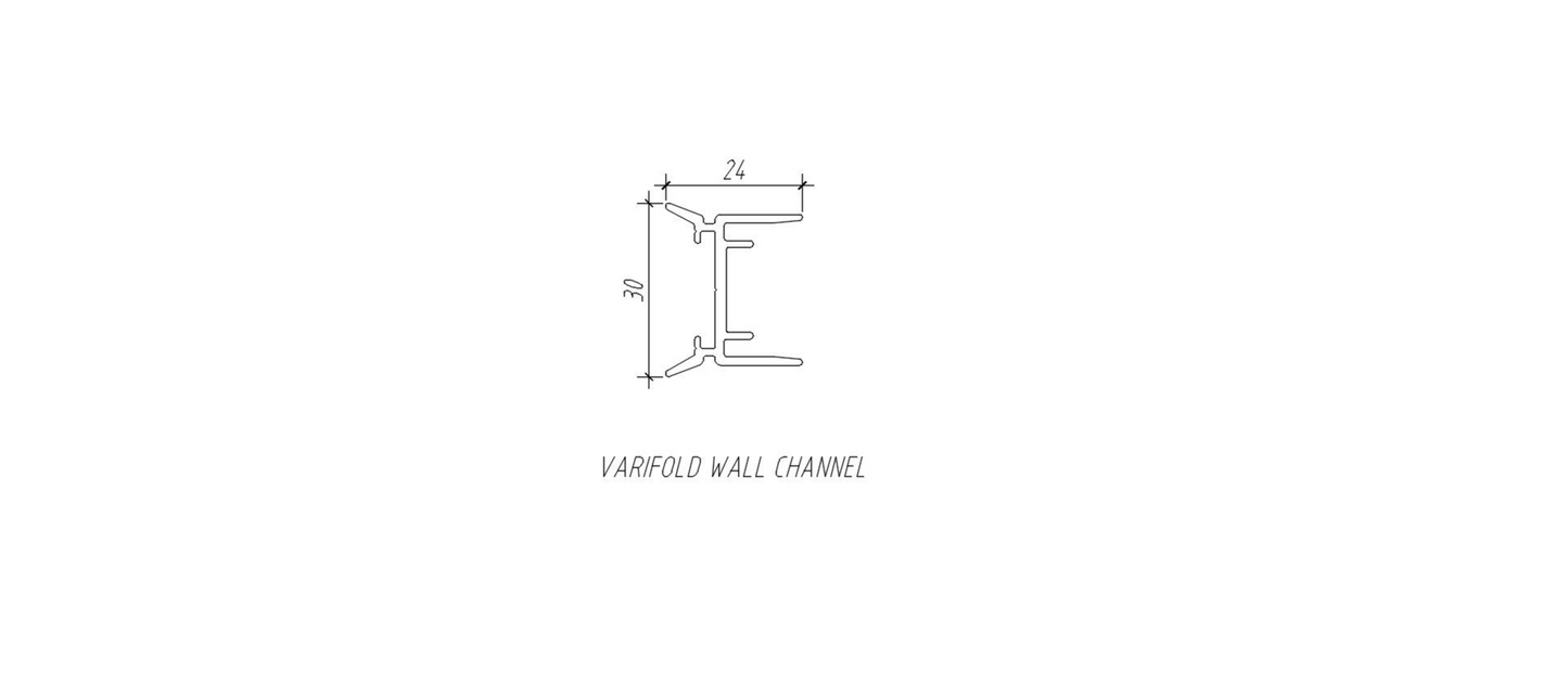 Varifold® Wall Channels 2750mm