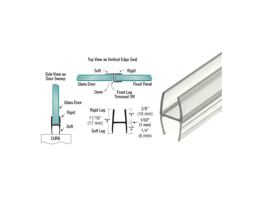 CRL Multi-Purpose 'H' Wipe for 8mm Glass